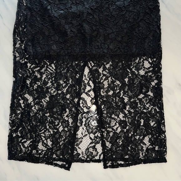 Jason Wu Black Lace Midi Skirt and Top - Picture 6 of 8